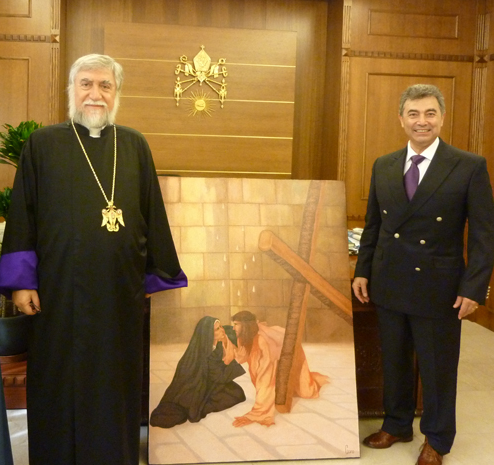 Museum of the Great House of Cilicia, His Holiness Aram I and Garo