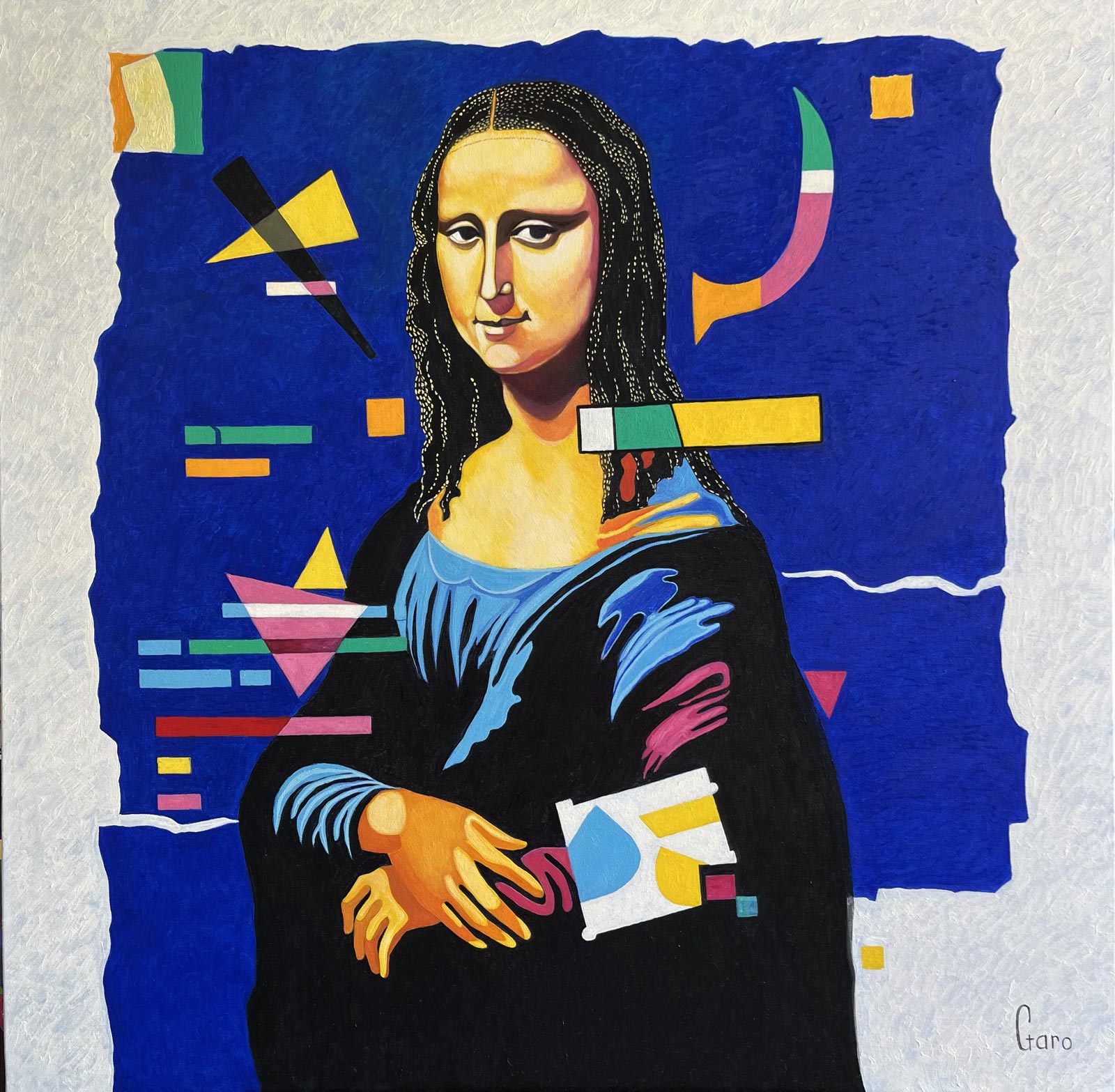 Mona Lisa reimagined, Kandinsky-cubist style