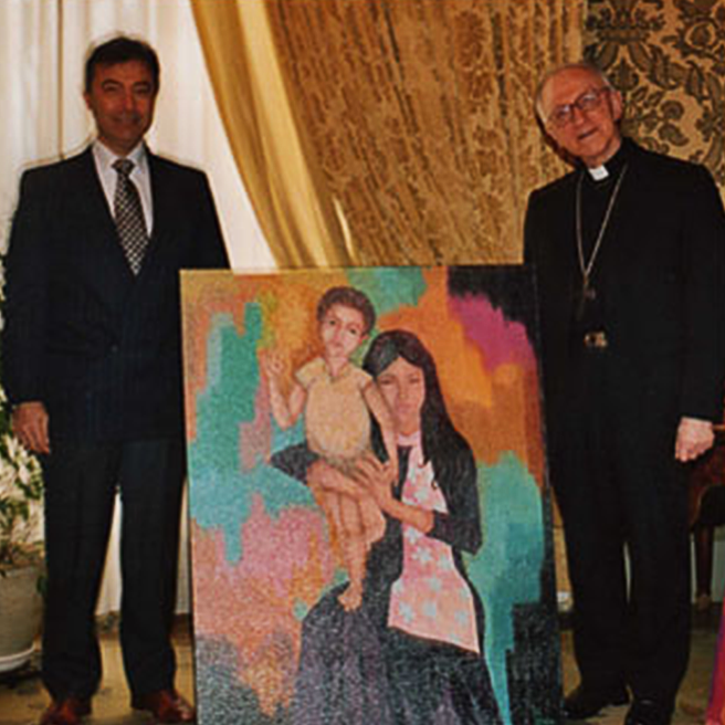 Garo and Archbishop Baldelli, Apostolic Nuncio
